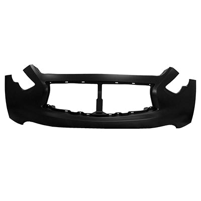 1000 | 2009-2011 INFINITI FX35 Front bumper cover w/o Navigation System; Upper cover | IN1000244|FBM221CA0H