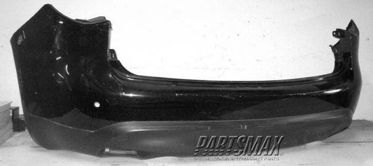 1100 | 2009-2013 INFINITI FX50 Rear bumper cover w/Technology Pkg | IN1100135|HEM221CH0H