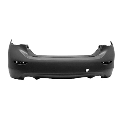 2430 | 2014-2017 INFINITI Q50 Rear bumper cover w/o Object Sensors; prime | IN1100152|850224GA0H