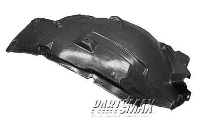 130 | 2008-2012 INFINITI EX35 LT Front fender inner panel Rear | IN1248111|638431BA0A