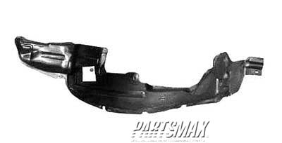 1250 | 1991-1996 INFINITI G20 LT Front fender splash shield w/o fog lamps | IN1250101|6384350J00