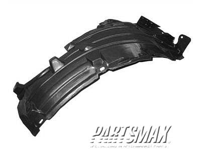 150 | 2003-2007 INFINITI G35 LT Front fender splash shield 2dr coupe; rear | IN1250105|63843AM800