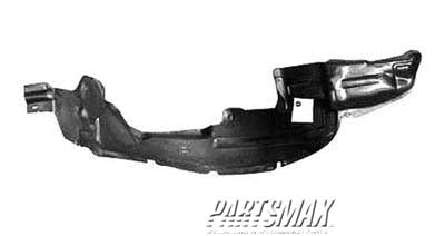 1251 | 1991-1996 INFINITI G20 RT Front fender splash shield w/o fog lamps | IN1251101|6384250J00