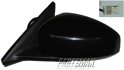 1320 | 2003-2007 INFINITI G35 LT Mirror outside rear view COUPE; Non-Heated | IN1320106|K6302AM805