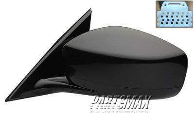 1320 | 2009-2010 INFINITI G37 LT Mirror outside rear view RWD; Sedan; Power; w/o Premium Pkg; w/Cover; PTM; see notes | IN1320115|963021NC2A-PFM