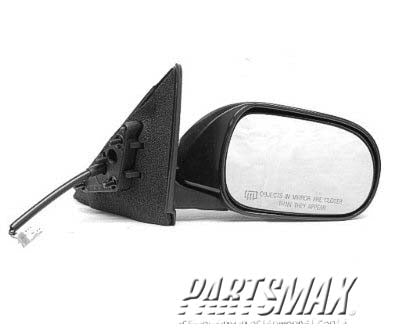 1321 | 2003-2006 INFINITI G35 RT Mirror outside rear view Sedan; Heated; PTM; see notes | IN1321104|K6301AM705