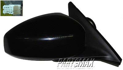 1321 | 2003-2007 INFINITI G35 RT Mirror outside rear view COUPE; Heated | IN1321107|K6301AM865
