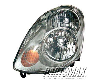 2502 | 2003-2004 INFINITI G35 LT Headlamp assy composite 4dr sedan; halogen | IN2502112|26060AC025