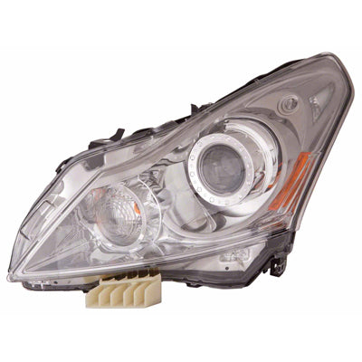 2502 | 2010-2013 INFINITI G37 LT Headlamp assy composite BASE|JOURNEY; Sedan | IN2502140|260601NM0C