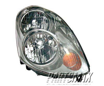 2503 | 2003-2004 INFINITI G35 RT Headlamp assy composite 4dr sedan; halogen | IN2503112|26010AC025
