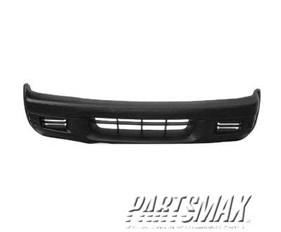 1000 | 1998-1999 ISUZU AMIGO Front bumper cover textured finish; w/o fog lamps; dark gray | IZ1000206|8971381126