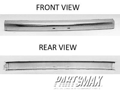 1002 | 1988-1992 ISUZU PICKUP Front bumper face bar bright | IZ1002114|8944345873