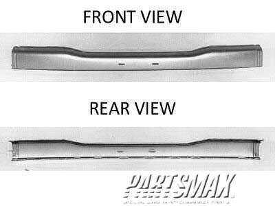 1002 | 1993-1994 ISUZU AMIGO Front bumper face bar bright | IZ1002118|8970433050