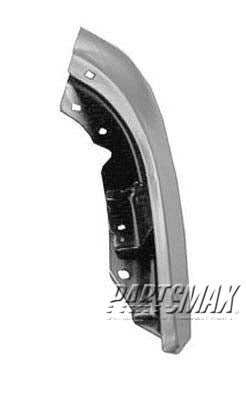 1005 | 1989-1991 ISUZU TROOPER RT Front bumper extension outer prime | IZ1005114|8944886100