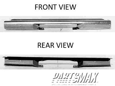 1102 | 1994-1995 ISUZU RODEO Rear bumper face bar to 4/95; bright | IZ1102119|8971270801