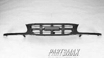 1200 | 2002-2002 ISUZU RODEO Grille assy w/o Ironman package; matte black | IZ1200134|8972249101