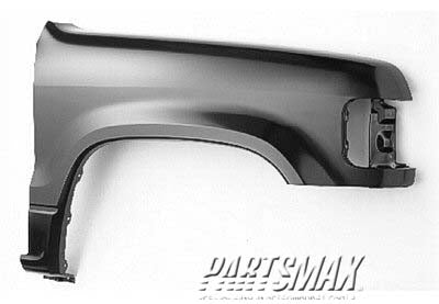 1241 | 1992-1997 ISUZU TROOPER RT Front fender assy w/o fender flares | IZ1241122|8943589450