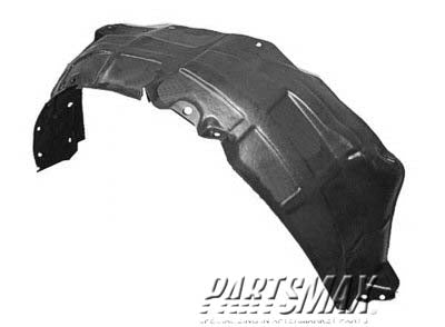 1251 | 2002-2004 ISUZU AXIOM RT Front fender splash shield plastic liner | IZ1251105|8972336704