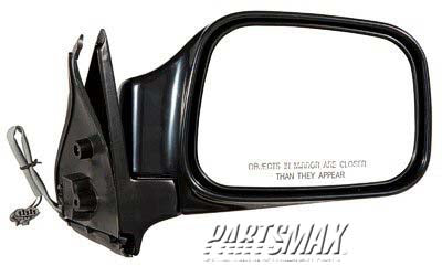 1321 | 1994-1997 ISUZU RODEO RT Mirror outside rear view foldaway; power; black | IZ1321112|8970796577