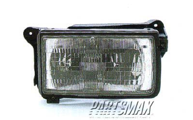2502 | 1991-1997 ISUZU RODEO LT Headlamp assy composite all | IZ2502101|8943146262