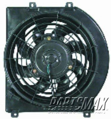 3113 | 2003-2004 ISUZU AXIOM Condenser fan all | IZ3113103|8971432550