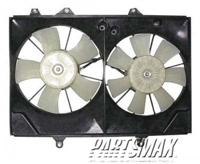 3115 | 2001-2003 ISUZU RODEO Radiator cooling fan assy w/4 cyl engine; w/auto trans; dual fan assembly | IZ3115101|8972620990