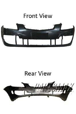 1000 | 2006-2009 KIA RIO5 Front bumper cover prime | KI1000131|865111G000