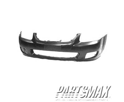 250 | 2007-2009 KIA SPECTRA Front bumper cover prime | KI1000134|865112F501