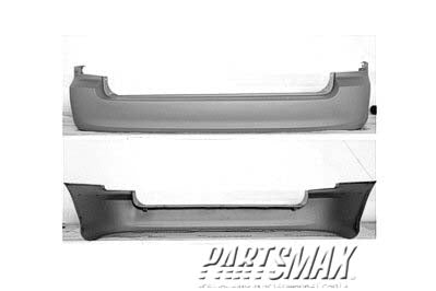 2430 | 2002-2005 KIA SEDONA Rear bumper cover prime | KI1100115|0K52Y50221XX