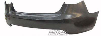 2430 | 2010-2013 KIA FORTE Rear bumper cover Sedan; prime | KI1100145|866111M000