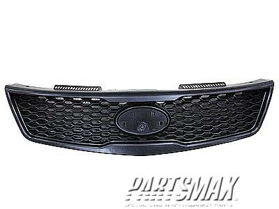 860 | 2010-2013 KIA FORTE KOUP Grille assy KOUP; Type A | KI1200141|863501M300