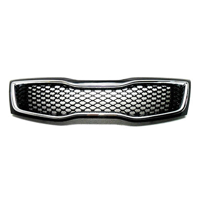 1200 | 2014-2015 KIA OPTIMA Grille assy LIMITED|SX|SX TURBO|SXL TURBO; USA Built; Black/Chrome | KI1200161|863504C700
