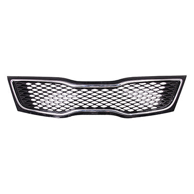 1200 | 2014-2015 KIA OPTIMA Grille assy LX; USA Built; Black/Chrome | KI1200163|863504C500
