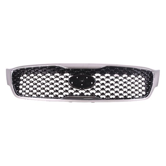 860 | 2016-2018 KIA SORENTO Grille assy LIMITED|SX; w/o Front View Camera; Dark Gray | KI1200199|86380C6010MS5