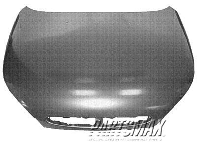 10 | 2001-2002 KIA RIO Hood panel assy 4dr sedan | KI1230104|0K32A52310B
