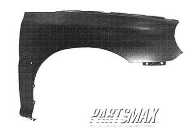 1241 | 2002-2002 KIA RIO RT Front fender assy RX-V; w/side molding holes | KI1241103|0K32B52111