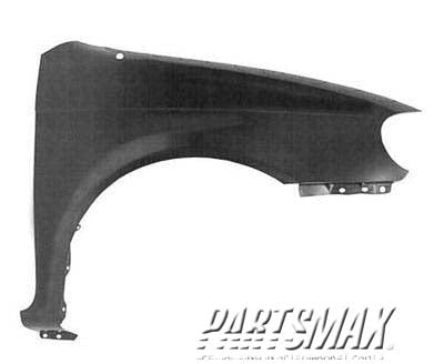 60 | 2002-2005 KIA SEDONA RT Front fender assy w/o two-tone paint | KI1241110|0K52Y52111