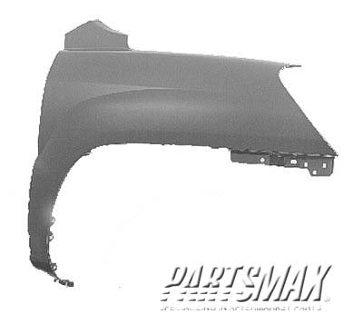 1241 | 2005-2010 KIA SPORTAGE RT Front fender assy LX model | KI1241120|663211F100