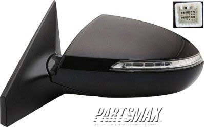 1320 | 2011-2016 KIA SPORTAGE LT Mirror outside rear view Power; Non-Heated; w/Signal Lamp; PTM | KI1320149|876103W550