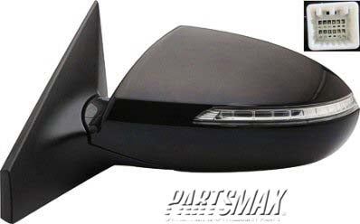 1320 | 2011-2016 KIA SPORTAGE LT Mirror outside rear view Power; Heated; w/Signal Lamp; PTM | KI1320150|876103W570