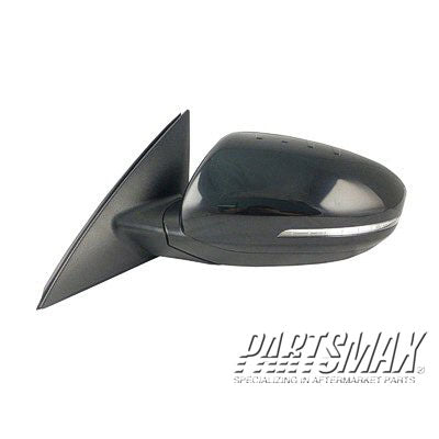 1700 | 2012-2013 KIA OPTIMA LT Mirror outside rear view Power; Heated; w/Signal Lamp; Pwr-Folding; PTM | KI1320163|876104C020