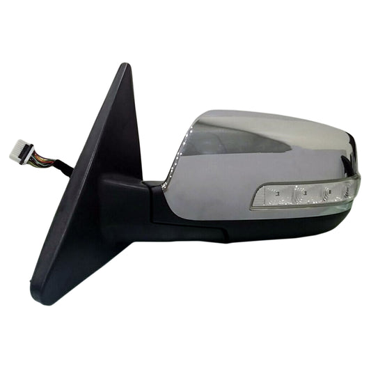 1700 | 2014-2015 KIA SORENTO LT Mirror outside rear view w/Blind Spot Mirror; Chrome | KI1320212|876101U720