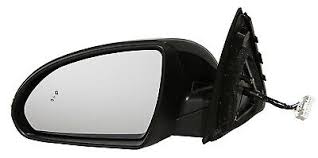 1320 | 2016-2020 KIA OPTIMA LT Mirror outside rear view USA Built; Heated; w/Blind Spot Detection; w/o Memory; Man-Folding; PTM | KI1320221|87610D5150