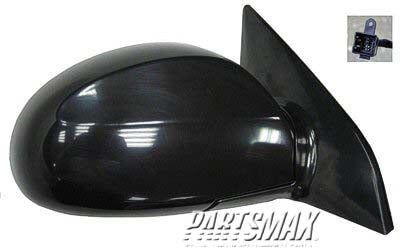 1321 | 2005-2006 KIA SPECTRA RT Mirror outside rear view EX|SX; Power; Heated; w/Blue Tint; From 7-1-05 | KI1321133|876062F300