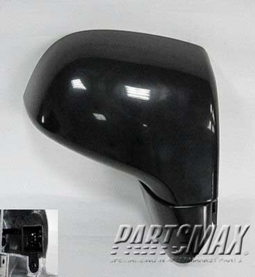 1321 | 2007-2010 KIA RONDO RT Mirror outside rear view Power; Non-Heated; w/Cover; PTM | KI1321136|876201D110-PFM