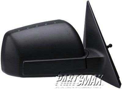 1321 | 2010-2011 KIA SOUL RT Mirror outside rear view Manual; Textured Black | KI1321141|876202K300