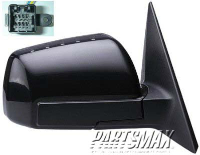 1321 | 2010-2011 KIA SOUL RT Mirror outside rear view Power; Non-Heated; PTM | KI1321142|876202K340