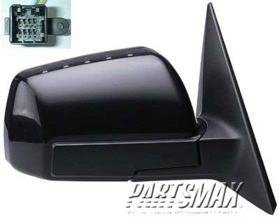 1321 | 2010-2011 KIA SOUL RT Mirror outside rear view Power; Heated; PTM | KI1321143|876202K340