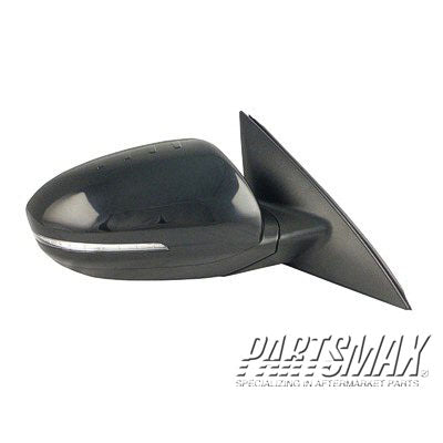 1710 | 2012-2013 KIA OPTIMA RT Mirror outside rear view Power; Heated; w/Signal Lamp; Man-Folding; PTM | KI1321162|876204C010