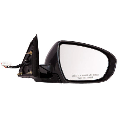 1710 | 2014-2016 KIA CADENZA RT Mirror outside rear view Heated; w/S/Lamp; w/P/Lamp; w/Memory Adjust System; w/o Blind Spot Det. | KI1321172|876203R701
